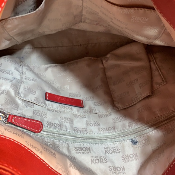 Michael Kors leather/canvas shoulder/satchel - Picture 12 of 15